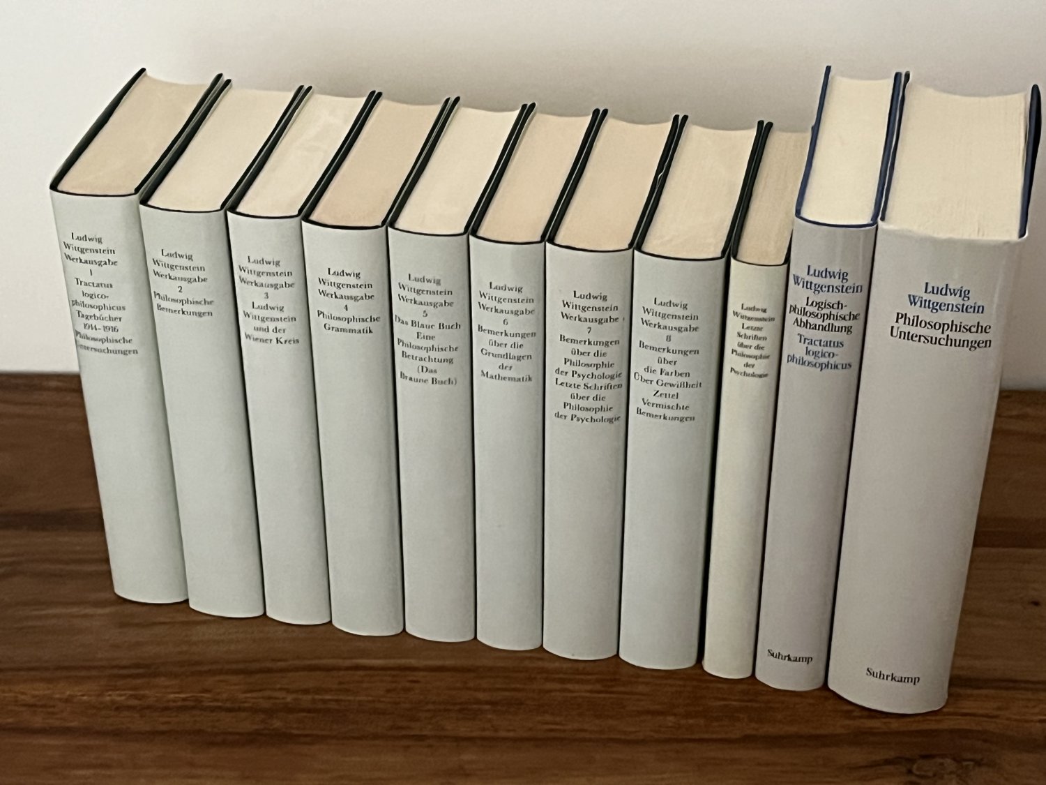 洋書 Wittgenstein Werkausgabe in 8 Baenden Werkausgabe in 8 Bänden. Buch von Ludwig Wittgenstein